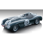 TECNOMODEL TMD18290B JAGUAR C-TYPE N.18 WINN.LE MANS 1953 T.ROLT-D.HAMILTON 1:18