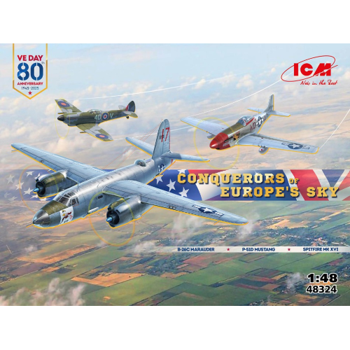 ICM48324 CONQUERORS OF EUROPE'S SKY KIT 1:48