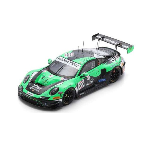 SPARK MODEL SB802 PORSCHE 911 GT3 R N.55 24 H SPA 2024 RAPPANGE-BLOM-NAKKEN-NOUET 1:43