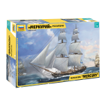 Zvezda Z9067 RUSSIAN BRIG MERKURII 19th cty.KIT 1:100