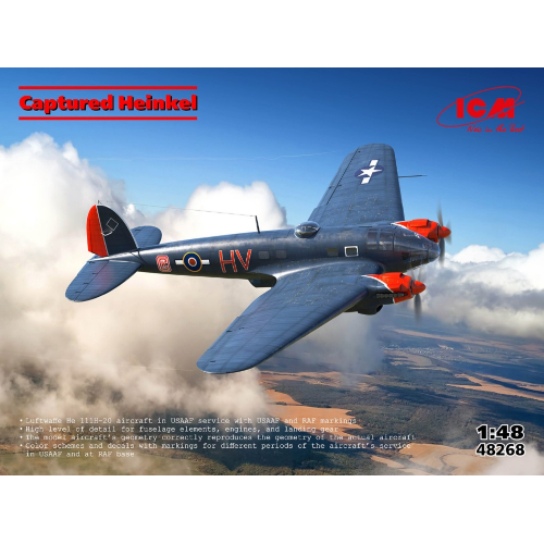 ICM48268 CAPTURED HEINKEL KIT 1:48