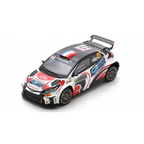 Spark Model S6862 TOYOTA YARIS N.27 6th RC2 RALLY MONTE CARLO 2024 LEFEBVRE-MALFOY 1:43