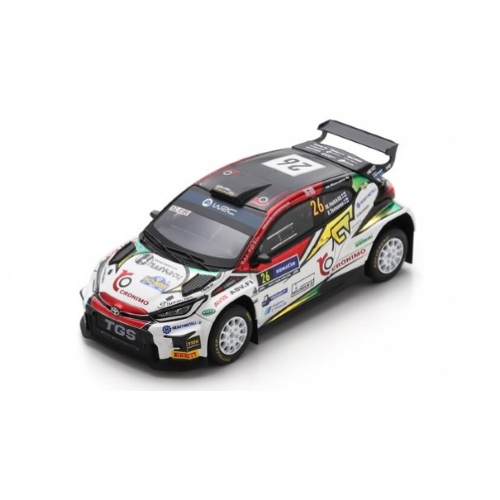 Spark Model S6872 TOYOTA YARIS N.26 5th RALLY SWEDEN 2024 M.HEIKKILA-K.TEMONEN 1:43