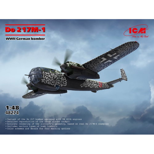 ICM48274 Do 217M-1 WWII German Bomber KIT 1:48
