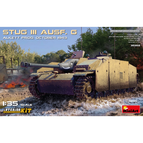 MINIART MIN35352 STUG III AUSF. G OCTOBER 1943 ALKETT KIT 1:35