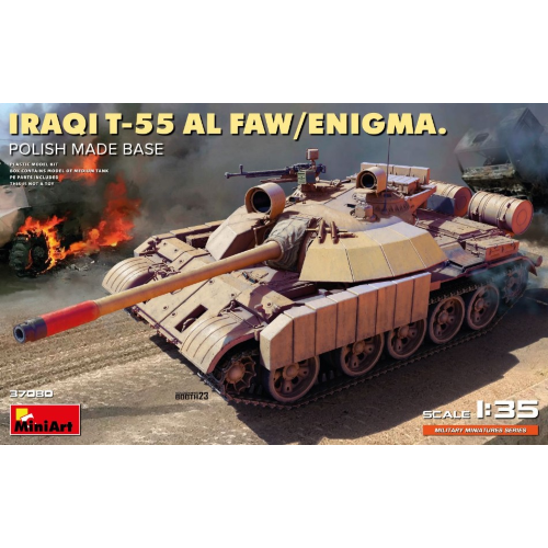 MINIART MIN37080 IRAQI T-55 AI FAW/ENIGMA POLISH MADE BASE KIT 1:35
