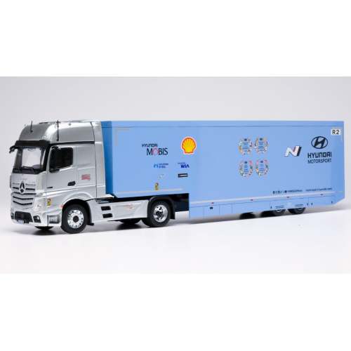 IXO MODEL TTR036 MERCEDES ACTROS (MP4) 2024 HYUNDAI MOTORSPORT 1:43