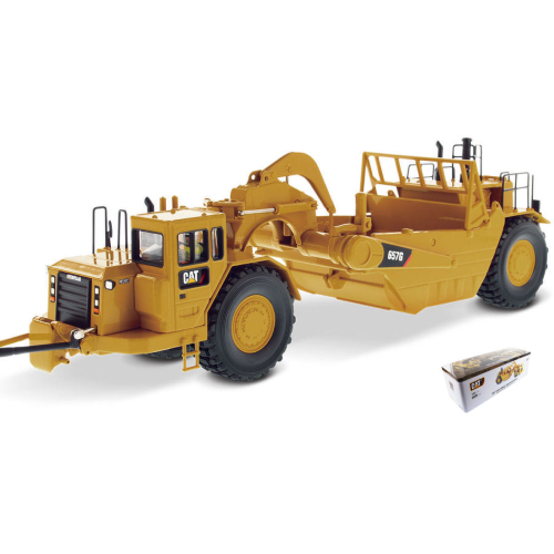 DIECAST MASTER DM85175 CAT 657G WHEEL TRACTOR SCRAPER 1:50