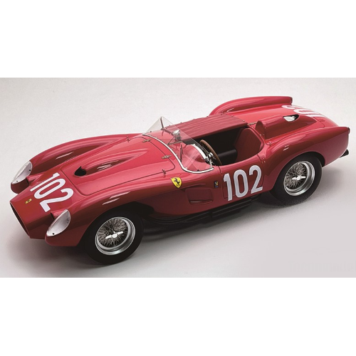Tecnomodel TMD18254H FERRARI 250 TR PONTOON-FEND.N.102 3rd TARGA FL.1958 WV.TRIPS-M.HAWTH1:18