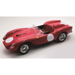TECNOMODEL TMD18254N FERRARI 250 TR PONTOON-FENDER PRESS CLIENTI 1958 CORSA RED/WHITE 1:18