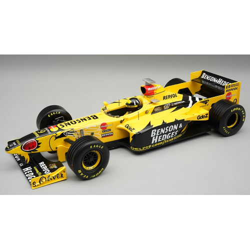TECNOMODEL TMD18426B JORDAN HONDA 198 N.9 WINN.BELGIUM GP 1998 D.HILL W/DRIVER 1:18