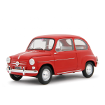 Laudoracing - Fiat 600D Berlina 1960-64, rosso