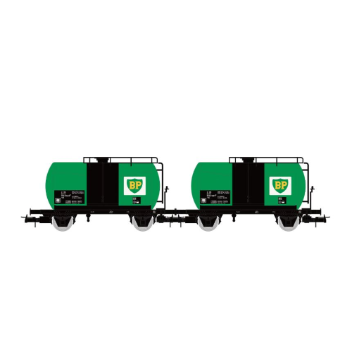 RIVAROSSI HR6567 FS 2 UNIT PACK 2-AXLE TANK WAGON BP EP.IV 1:87