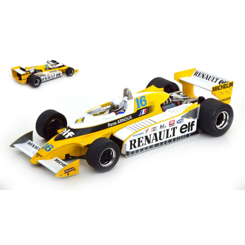 MODELCARGROUP MCG18617 RENAULT RS10 N.16 BRITAIN GP 1979 R.ARNOUX 1:18