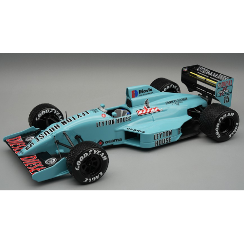 TECNOMODEL TMD18370D MARCH 881 ENGLAND GP 1988 M.GUGELMIN RAIN TYRES 1:18