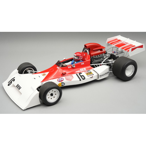 TECNOMODEL TMD18420D BRM P160E N.16 SPAIN GP 1973 N.LAUDA W/DRIVER 1:18