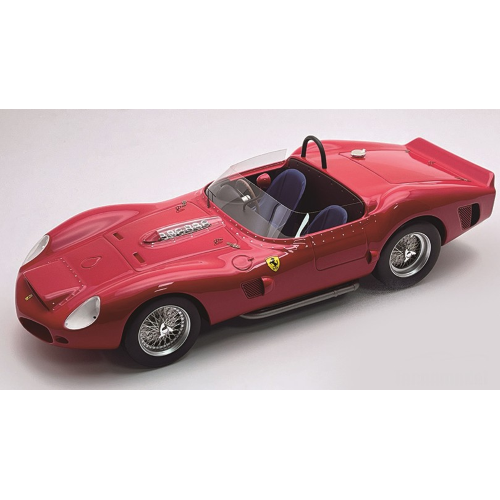 TECNOMODEL TMD18232F FERRARI 330 TRI NO ROOL-BAR LOWER WINDSHIELD PRESS VERSION RED 1:18