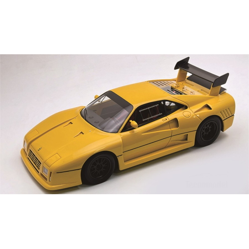 TECNOMODEL TMD18361E FERRARI 288 GTO EVOLUZIONE 1985 MODENA YELLOW/BLACK WHEELS 1:18
