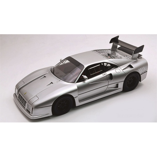 TECNOMODEL TMD18361F FERRARI 288 GTO EVOLUZIONE 1985 NURBURGRING SILVER/BLACK WHEELS 1:18