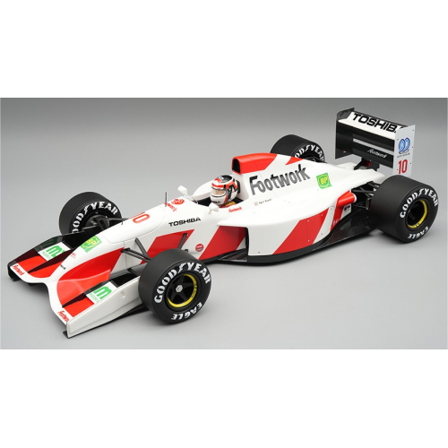 TECNOMODEL TMD18458A FOOTWORK FA13 N.10 JAPANESE GP 1992 A.SUZUKI W/DRIVER 1:18