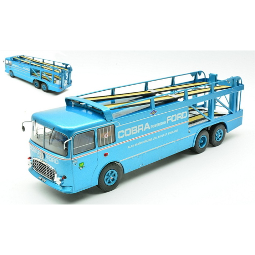IXO MODEL TTR041 FIAT BARTOLETTI 306/2 RENNTRANSPORTER 1956 BLUE 1:43
