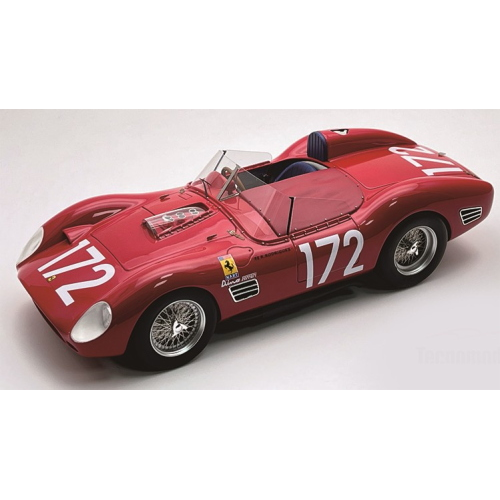 TECNOMODEL TMD18362B FERRARI DINO 196 S N.172 TARGA FLORIO 1970 RODRIGUEZ-RODRIGUEZ 1:18