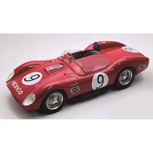 Tecnomodel TMD18362E FERRARI DINO 196 S N.9 2nd GOVERNOR'S TROPHY 1959 R.RODRIGUEZ 1:18