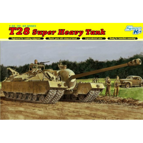 DRAGON D6750 T-28 SUPER HEAVY TANK KIT 1:35