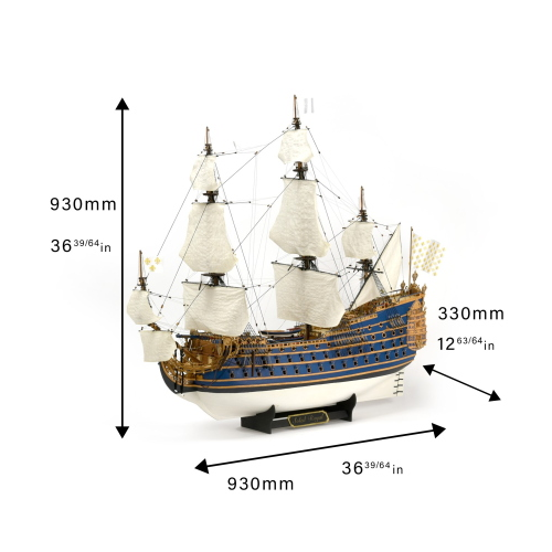 Artesania Latina - Soleil Royal Battleship XVII  1:72 Wooden Ship Model