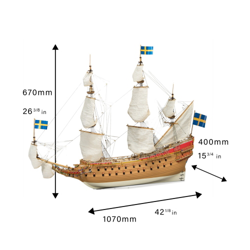 Artesania Latina - Vasa vascello svedese  XVII sec.  1:65   kit nave in legno