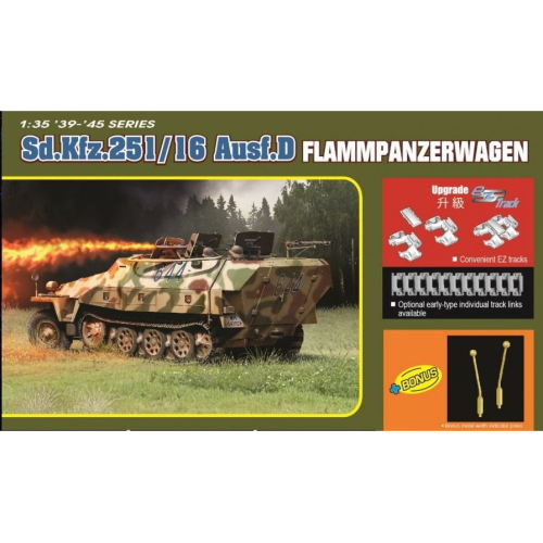 Dragon D6219 SD KFZ 251/16 Ausf.D FLAMMPANZERWAGEN KIT 1:35