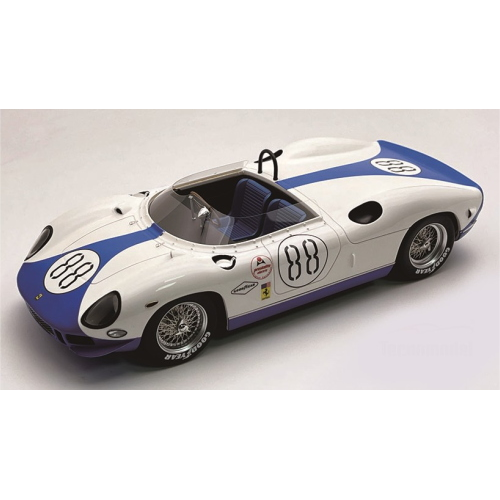 TECNOMODEL TMD18310C FERRARI 330P N.88 2000 KM DAYTONA 1965 HANSGEN-PIPER 1:18