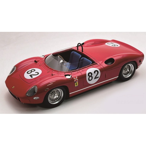 TECNOMODEL TMD18310E FERRARI 330P N.82 500 KM BRIDGEHAMPTON J.FULP 1:18