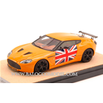 TECNOMODEL TMDMI52AM ASTON MARTIN V12 ZAGATO 2012 GLOSS ORANGE W/ENGLISH ED.LIM.PCS 10 1:43