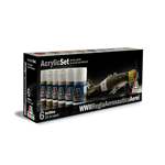 ITALERI ACRYLIC SET: WWII AEREI REGIA AERONAUTICA