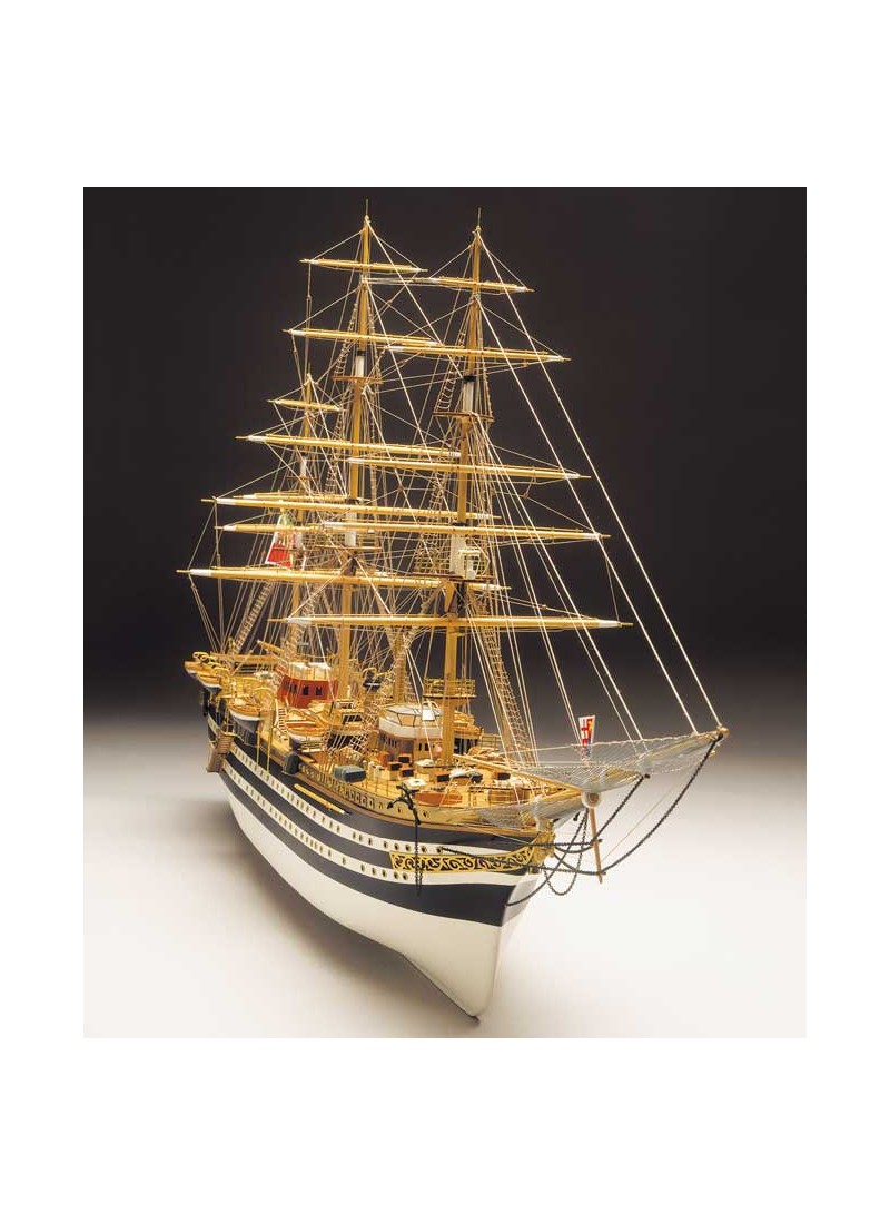 Maquette de Mantoue - Amerigo Vespucci - Kit de construction en bois - Échelle 1:100