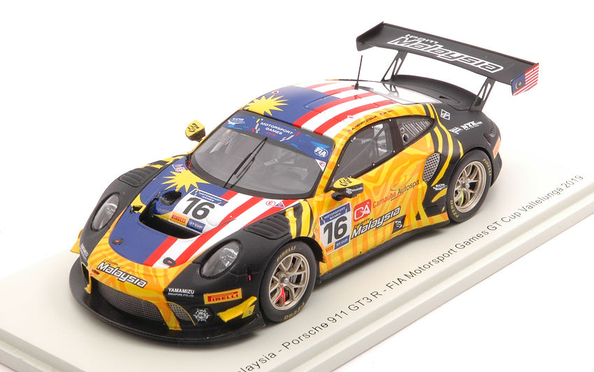 Sparky 1/64 Porsche 911 GT3 2016 Silver Y074 – Tokyo Station