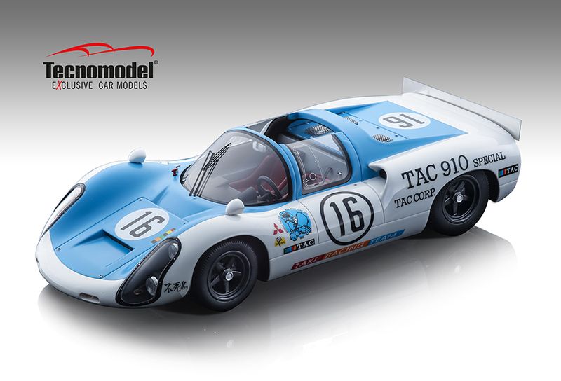 Ebbro 1:43 Porsche 910 N° 16 GP du Japon 1969 44792 modèle voiture 44792 4526175447922